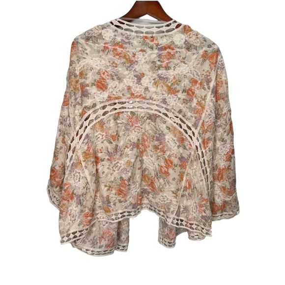 Torrid Crochet Lace Inset Kimono 100% Cotton Size 1X/2X NWT - Picture 9 of 12